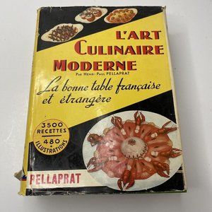 L'Art Culinaire Moderne Modern Culinary Art 1950 Pellaprat cookbook hardcover DJ